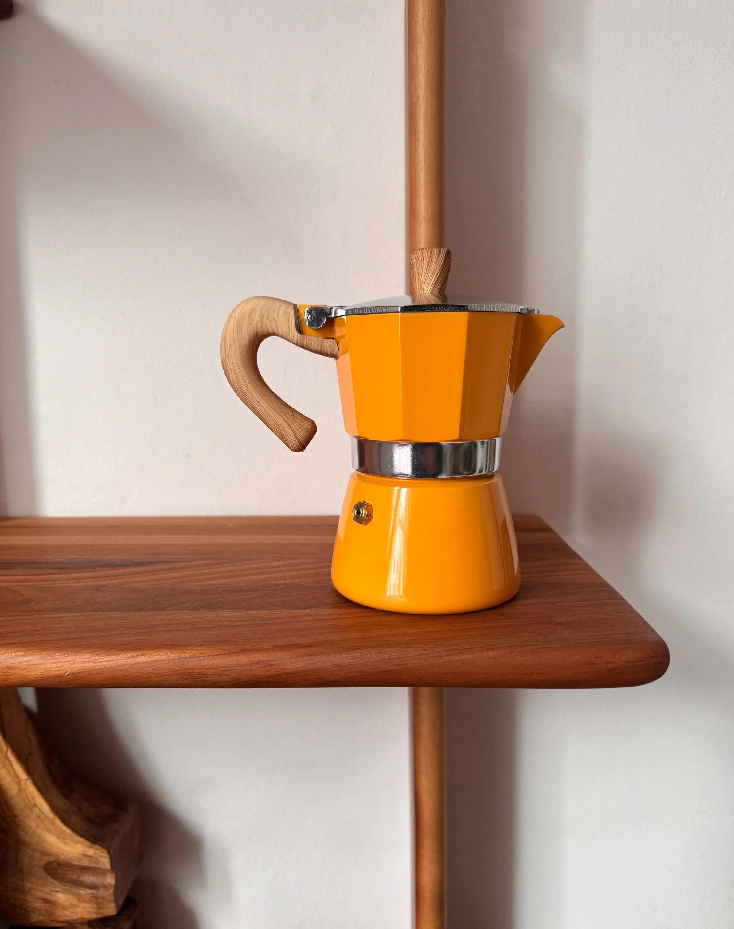 Gnali & Zani Induction Suitable Yellow Moka Pot — my moka home